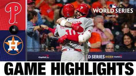On Tuesday night, the Philadelphia Phillies sent a message to the Houston Astros, winning a pivotal Game 3 of the <b>World</b> <b>Series</b> by shutting out their opponent 7-0 at Citizens Bank Park. . World series highlights 2022